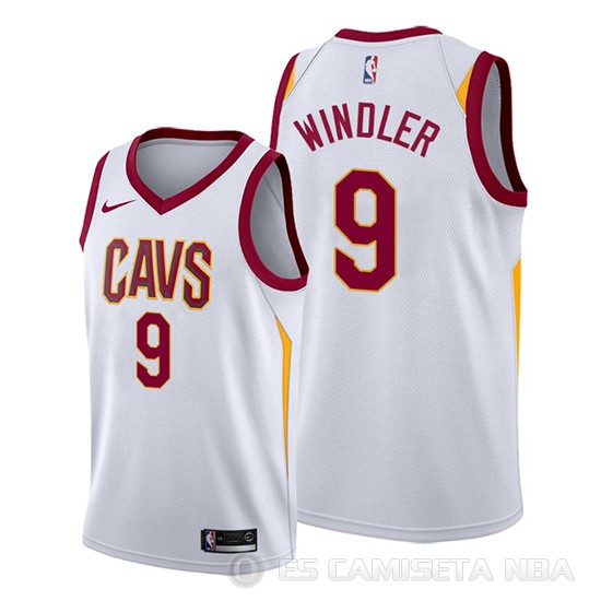 Camiseta Dylan Windler #9 Cleveland Cavaliers Association 2019-20 Blanco - Haga un click en la imagen para cerrar